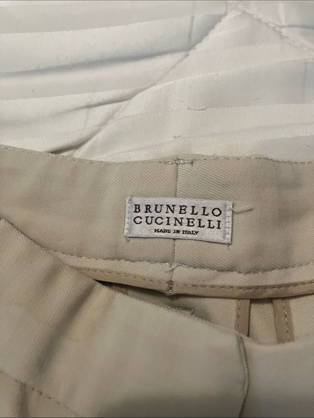 Brunello Cucinelli Beige Jogger Trousers - Picture 2 of 15